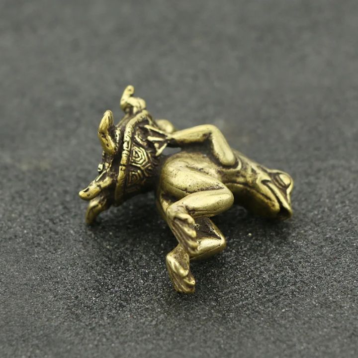 Antique%20Play%20Brass%20Tortoise%20Frog%20Miniature%20Statue%20Decoration%20Desk%20Decoration%20Home%20Decoration%20Bronze%20Sculpture%20-%20Image%206