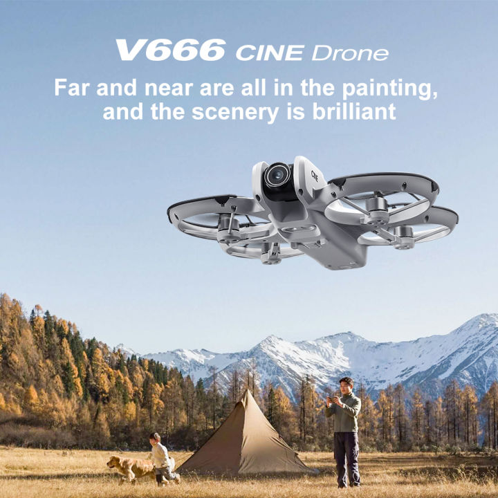 V666%208K%20HD%20Dual%20Camera%20Drone%20with%20Display%20Remote%20%7C%20Optical%20Flow%20Positioning%20%7C%20Foldable%20RC%20Quadcopter%20-%20Image%205