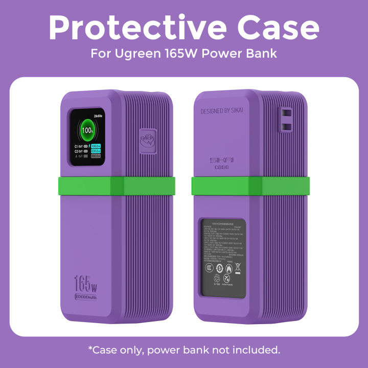SIKAI%20Silicone%20Case%20for%20UGREEN%20Nexode%20Pro%20165W%20Power%20Bank%2020000mAh,%20Shockproof%20Cover%20with%20Precise%20Cutouts%20-%20Image%207