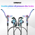 TANKE MT200 Bike Hydraulic Disc Brake MTB Brake BL BR 800/1600mm Bicycle Brake 2 Piston 3 Finger Steel Lever Bike Parts Upgrade. 