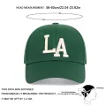 Unisex La Letter Embroidery Baseball Caps Spring and Autumn Outdoor Adjustable Casual Hats Sunscreen Hat. 