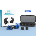 6Pcs Three Layer Anti Noise Silicone Earplugs Anti-Noise Ear Plugs For Sleeping Soft Comfort Sleeping Ear Protector. 