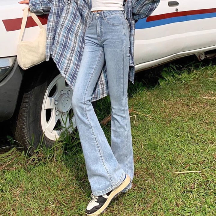 Woman%20Elastic%20High%20Waist%20Bell%20Bottom%20Jeans%20Female%20High%20Street%20Designer%20Flare%20Pants%20Lady%20Fashion%20Blue%20Black%20Gothic%20Denim%20Trousers%20-%20Image%203
