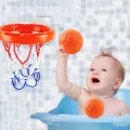 Bathroom basketball toy small basketball paddles with 3 basketballs easy to install. 