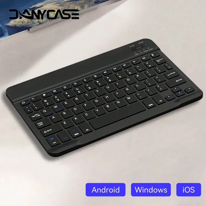 Keyboard For Tablet Android iOS Windows Wireless Mouse iPad 2024 Huawei Samsung Xiaomi Pad Rechargeable Bluetooth Keyboard