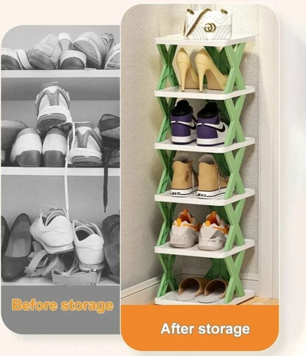 Multi-functional household foldable shoe cabinet, home balcony toy foldable storage
