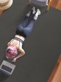 Gxmmat Large Exercise Mat 6'x4'x7mm, Thick Workout Mats for Home Gym Flooring, Extra Wide Non-Slip. 