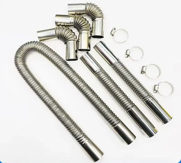 15cm-300cm%20Air%20Diesel%20Parking%20Heater%20Stainless%20Steel%20Exhaust%20Pipe%20Tube%20Gas%20Vent%20Hose%20Car%20Truck%20VAN%20-%20Image%202