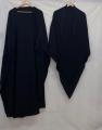 KK Hijab | Khimar with tie kaftan abaya | Kaftan Abaya with matching khimar | Trending Abaya | Best abaya for Umrah. 