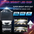 Matrix Bi-led Lens 1.5 Inch Car Motorcycle LED Headlight Projector Kit Hi-Lo Lights H4 H7 9005 9006 Headlamp Auto Accessories. 