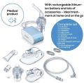 Beurer IH 60 Nebulizer, Quiet and Portable Inhaler, Rechargeable Battery, Compressor Compressed Air |. 