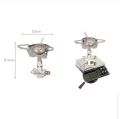 outdoor camping stove, foldable butane pocket rocket stove. 