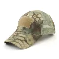 Tactical Cap Outdoor Sport Snapback Stripe Cap Camouflage Hat Simplicity Camo Hunting Mesh Cap. 