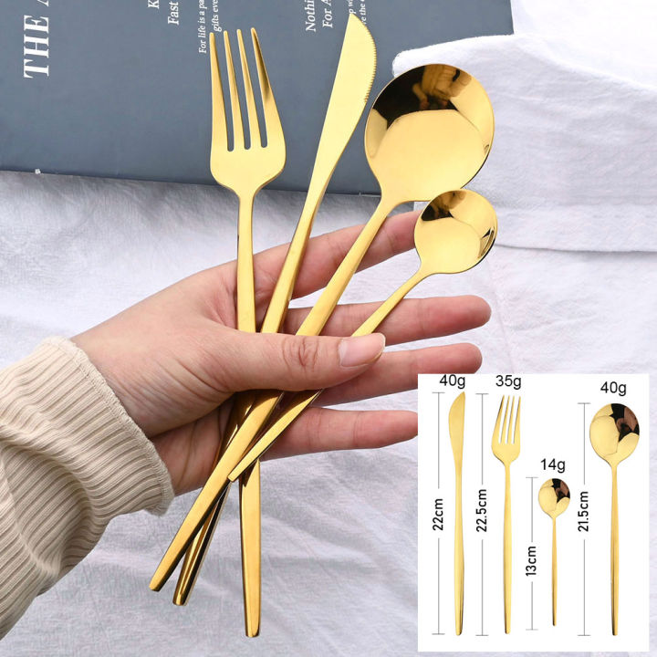 24Pcs%20Black%20Handle%20Golden%20Cutlery%20Set%20Stainless%20Steel%20Knife%20Fork%20Spoon%20Tableware%20Flatware%20Set%20Festival%20Kitchen%20Dinnerware%20%20-%20Image%204