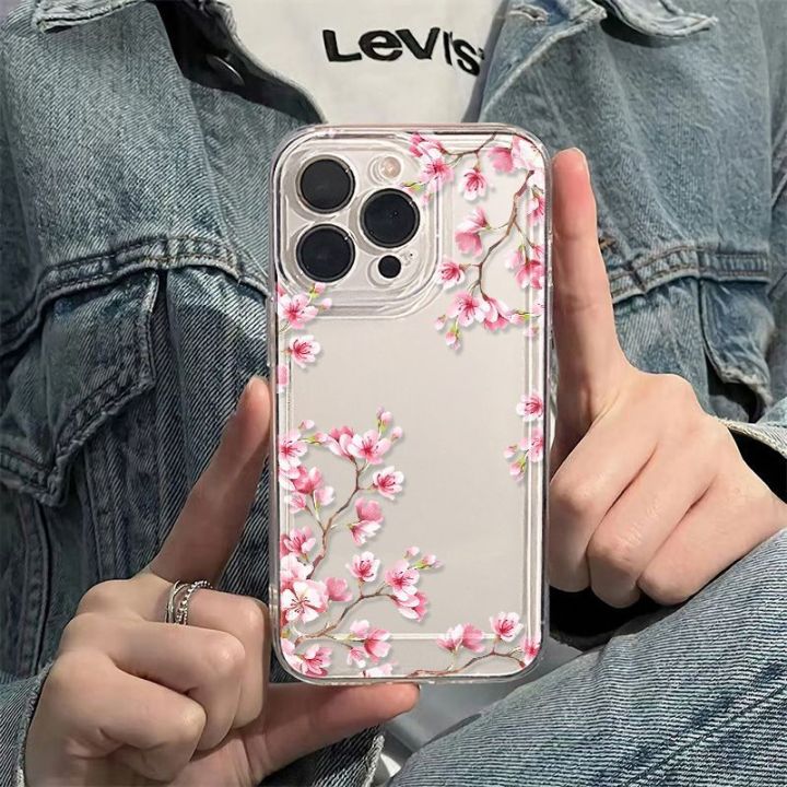 Cherry%20Blossom%20Phone%20Cases%20For%20iPhone%2016%2015%2014%2013%2012%2011%20Pro%20Max%20XR%208%207%20Plus%2013%2012%20Mini%20Soft%20Transparent%20Cover%20-%20Image%203