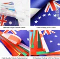 World Flags International Flags 100 Countries Hanging String Flags National Bunting Pennant Banner for Sports School Club. 