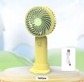 3 Speed Quiet Small Handheld Portable Electric Fan Stand Desk Usb Rechargeable Sports Pocket Mini Fan.