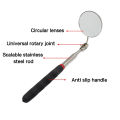50mm Detection Folding Mirror 360° Rotating Reflector Universal Auto Repair Tool Accessory Telescopic Bottom Inspection Mirror. 