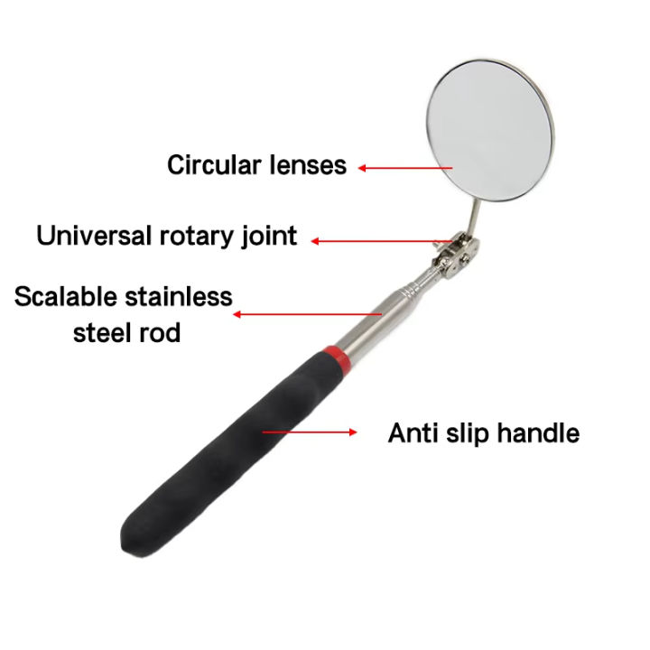 50mm%20Detection%20Folding%20Mirror%20360%C2%B0%20Rotating%20Reflector%20Universal%20Auto%20Repair%20Tool%20Accessory%20Telescopic%20Bottom%20Inspection%20Mirror%20-%20Image%203