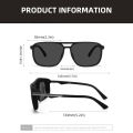 SEAMERGO 3PCS Large Frame Square Polarized Sunglasses Man High-end 2025 Ultraviolet-proof Travel Beach Women's Grade Glasses. 
