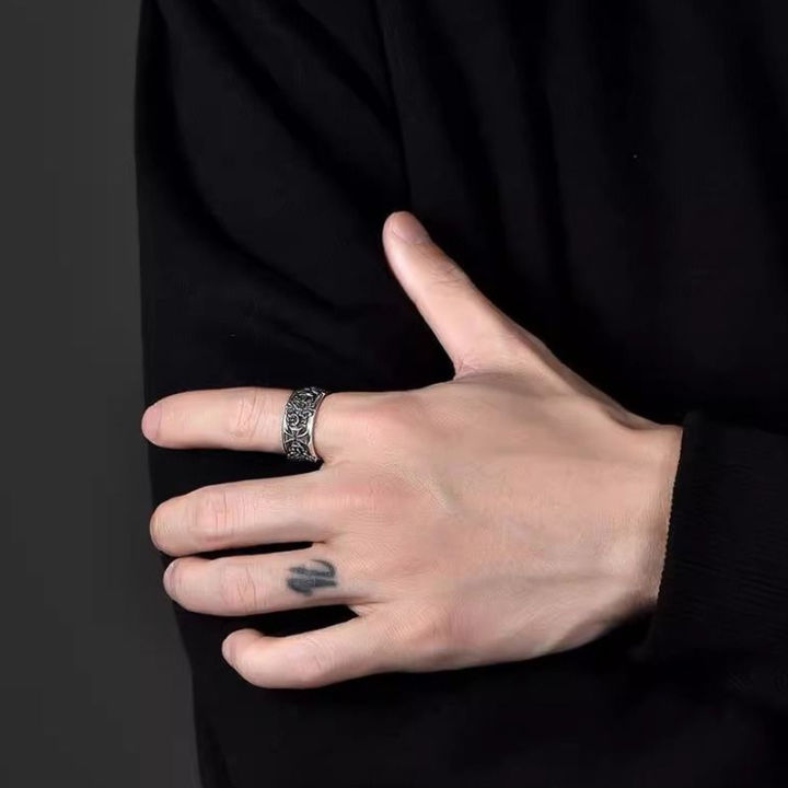 1Pcs%20Bague%20Homme%20Rings%20Cross%20Figure%20Para%20Hombres%20Jewelry%20Vintage%20Y2k%20Anel%20Punk%20Gothic%20Couple%20Ring%20Adjustable%20Nuevo%20En%20Anill%20-%20Image%206