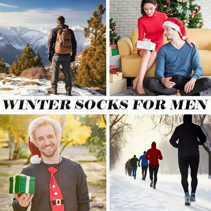 5%20Pairs%20Winter%20Warm%20Men%E2%80%99s%20Socks%20Warm%20Male%20Women%20Socks%20Super%20Thicker%20Solid%20Socks%20Merino%20Wool%20Socks%20Against%20Cold%20Snow%20Terry%20Socks%20-%20Image%204
