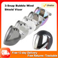 Open Face Helmet Visor Motorcycle Helmet Bubble Lens 3-Snap Bubble Wind Shield Visor Anti-UV /Anti-fog Motorcycle Helmet Lens. 
