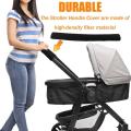 Cozy Stroller Handle Cover, Soft Warm Sleeve for Winter, Universal Non-Slip Grip to Keep Hands Comfortable. 