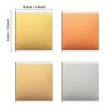 100pcs Imitation Golden Silvery Foil Paper Leaf Sheet Gilding DIY Art Craft Paper DIY Scrapbooking Craft Home Decorations. 