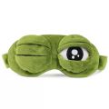 3D Frog Sleeping Mask Natural Eye Mask for Sleep Creative Super Soft Funny Eye Cover Portable Blindfold Travel Office. 