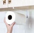 Under Cabinet Paper Towel Holder - No-Drill Sliding Tissue Rack for Kitchen - Durable Wall-Mounted Design. 