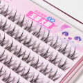 Yelix﻿ Self-adhesive Cluster Lashes Cat Eye Lashes DIY Eyelash Extension NO Glue Lashes Reusable Manga False Eyelashes. 