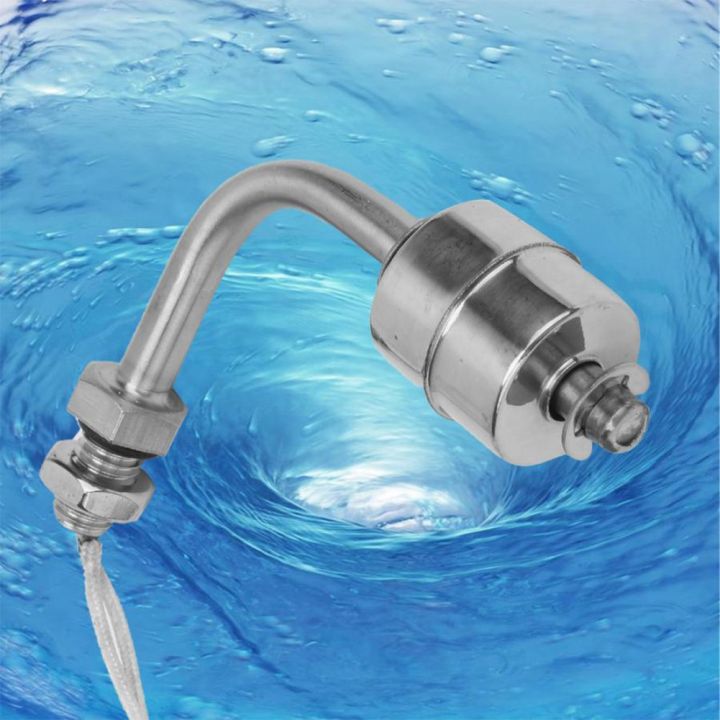 Level Control Float Switch Dc Stainless Steel Float Switch DC/AC 0-220V L Type Tower Tank Liquid ...