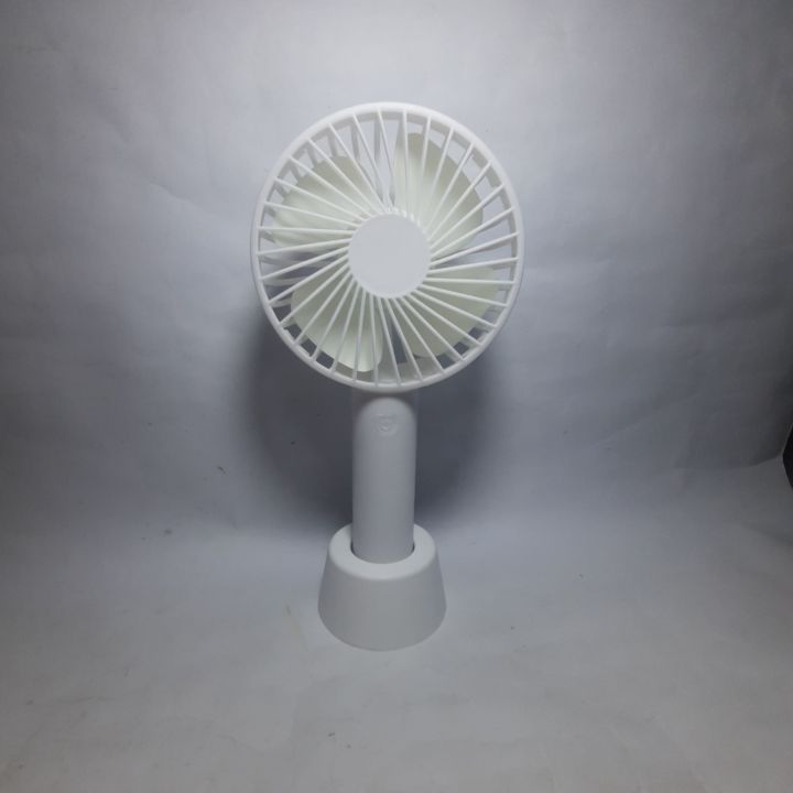 Portable fan emergency fan dc usb rechargeable with stand