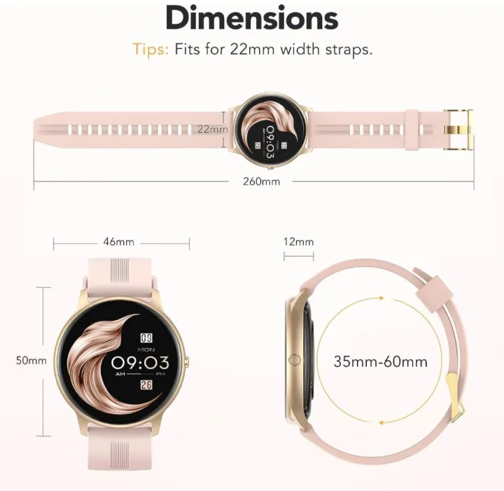 AGPTEK%20Smart%20Watch%20Pink%20-%20Image%205
