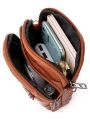 PU Soft Leather Shoulder Bag Large Capacity Casual and Lightweight Shoulder Crossbody Bag for Women. 