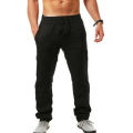 Men's Cotton Linen Pants Male Autumn New Breathable Solid Color Linen Trousers Fitness Streetwear S-3XL. 