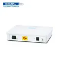 The DBC 1GZ-AK-V2 1GE EPON ONU. DBC 1GZ-AK-V2 EPON ONU has 1GE optical network, PON uplink port, RJ-45 Ethernet port, 10/100/1000Mbps, connect to external AC-DC adapter, power on/off.. 