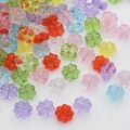 32Pcs, Clover, Transparent, Flowers, Cut, Scattered Beads, DIY Accessories, Jewelry Making Supplies, Pendant. 
