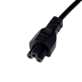 EU Euro  Power Cable European American IEC C5 Cloverleaf Power Cord 1.2m 4ft For AC Adapters Laptop Notebook. 