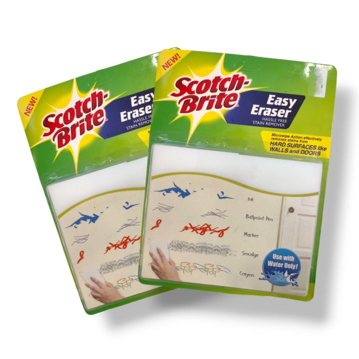 Scotch Brite Easy Eraser (2 Erasers in 1 Pack)