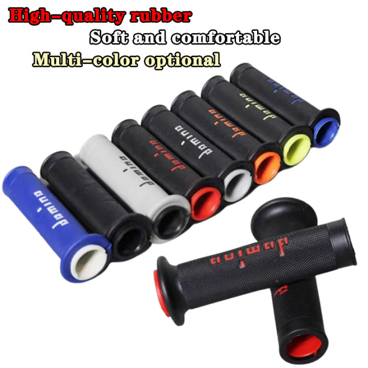Poignées Moto Universelles 7/8" 22mm Bleu - Grips Dirt Bike Pit Bike Avec Motif Antidérapant - Compatible Yamaha Honda Kawasaki