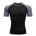 Men's Compression Shirts Summer Short Sleeves Tees T-shirt Gym Workout Fitness Running Tops Undershirts Baselayer Sportswear.