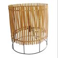 Bamboo night  Lamp Shade with holder. 