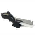 Dobeli Separable Stainless Steel Barbecue Steak Cutting Shear Household Vegetable Scissors 2 In 1 Multi Kitchen Tool Fruit Knife.