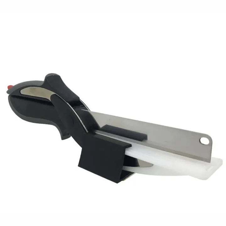 Dobeli%20Separable%20Stainless%20Steel%20Barbecue%20Steak%20Cutting%20Shear%20Household%20Vegetable%20Scissors%202%20In%201%20Multi%20Kitchen%20Tool%20Fruit%20Knife%20-%20Image%202