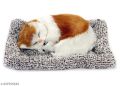 Plush Sleeping Cat Toy with Simulated Meow Sound, Gift Item for Kids, Car Dashboard, and Office Desk Decoration. 