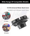Motor Back Cover Spare Parts For  V7 V8 Handheld Vacuum Cleaner Motor Main Body Rear Cover Hepa Filter Accessories. 