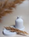 Set of two, one mini flower vase and an oval tray, home decor. 