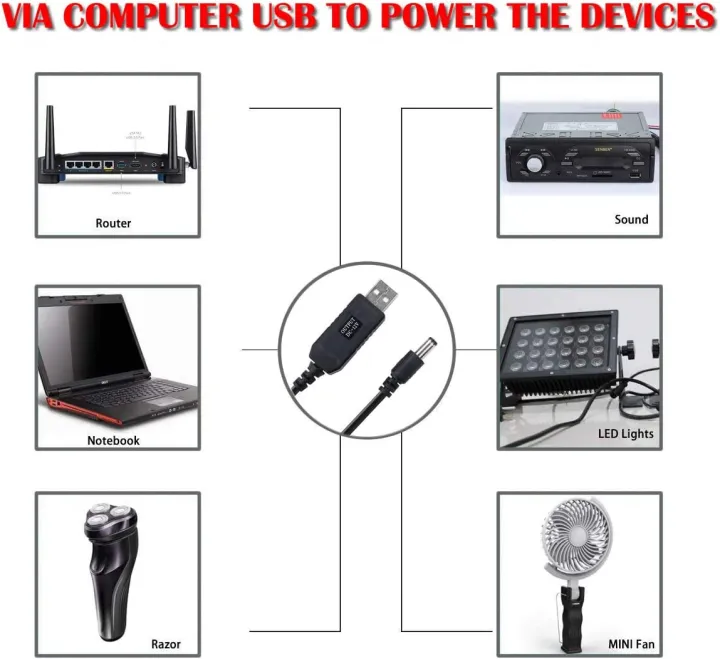 5.5*2.1mm%20WiFi%20to%20Powerbank%20Cable%20Connector%20DC%205V%20to%2012V%20USB%20Cable%20Boost%20Converter%20Step-up%20Cord%20for%20Wifi%20Router%20Modem%20Fan%20-%20Image%205